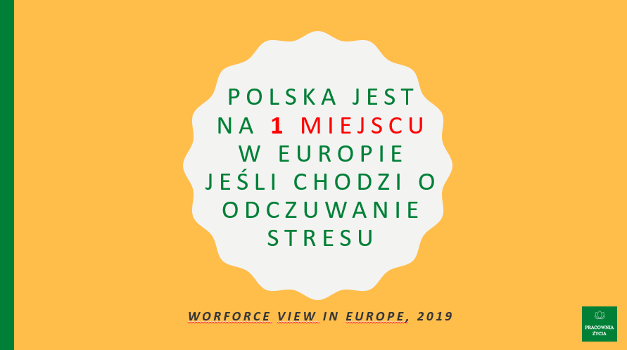 Polska na 1 miejscu w Europie w odczuwaniu stresu