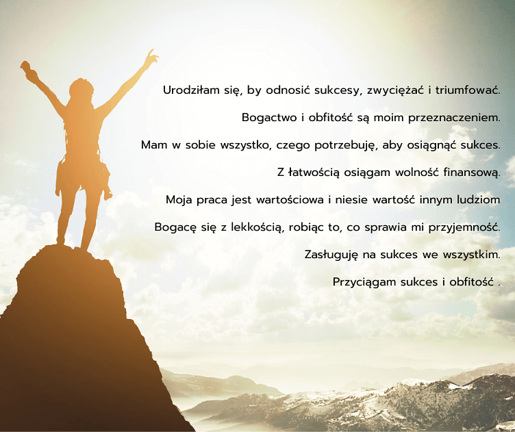 afirmacje na sukces