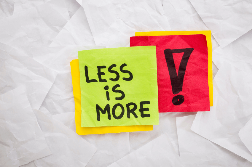 Less is more - Esencjonalista